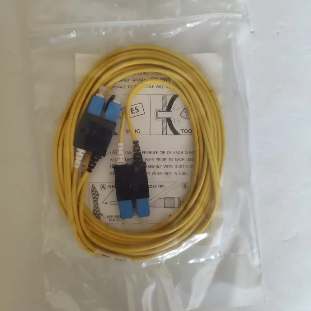 NEW Black Box EFN5010-003M fiber optic cable, 3 meter, SC-SC